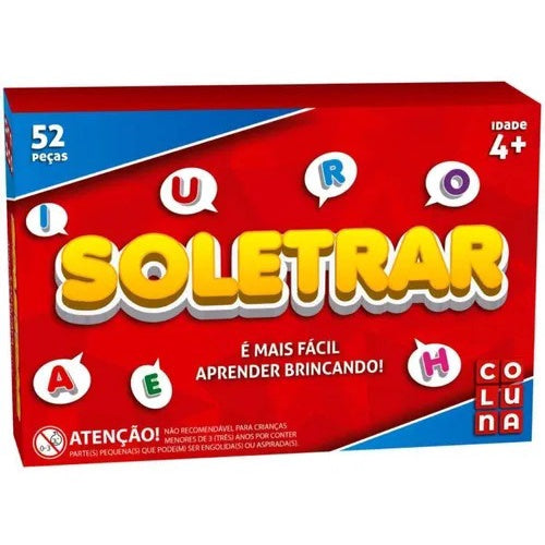 Jogo Educativo - Soletrando com 52 peças - YoKids