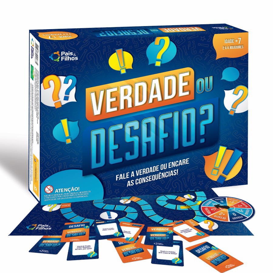 Jogo Verdade ou Desafio - Pais E Filhos - YoKids