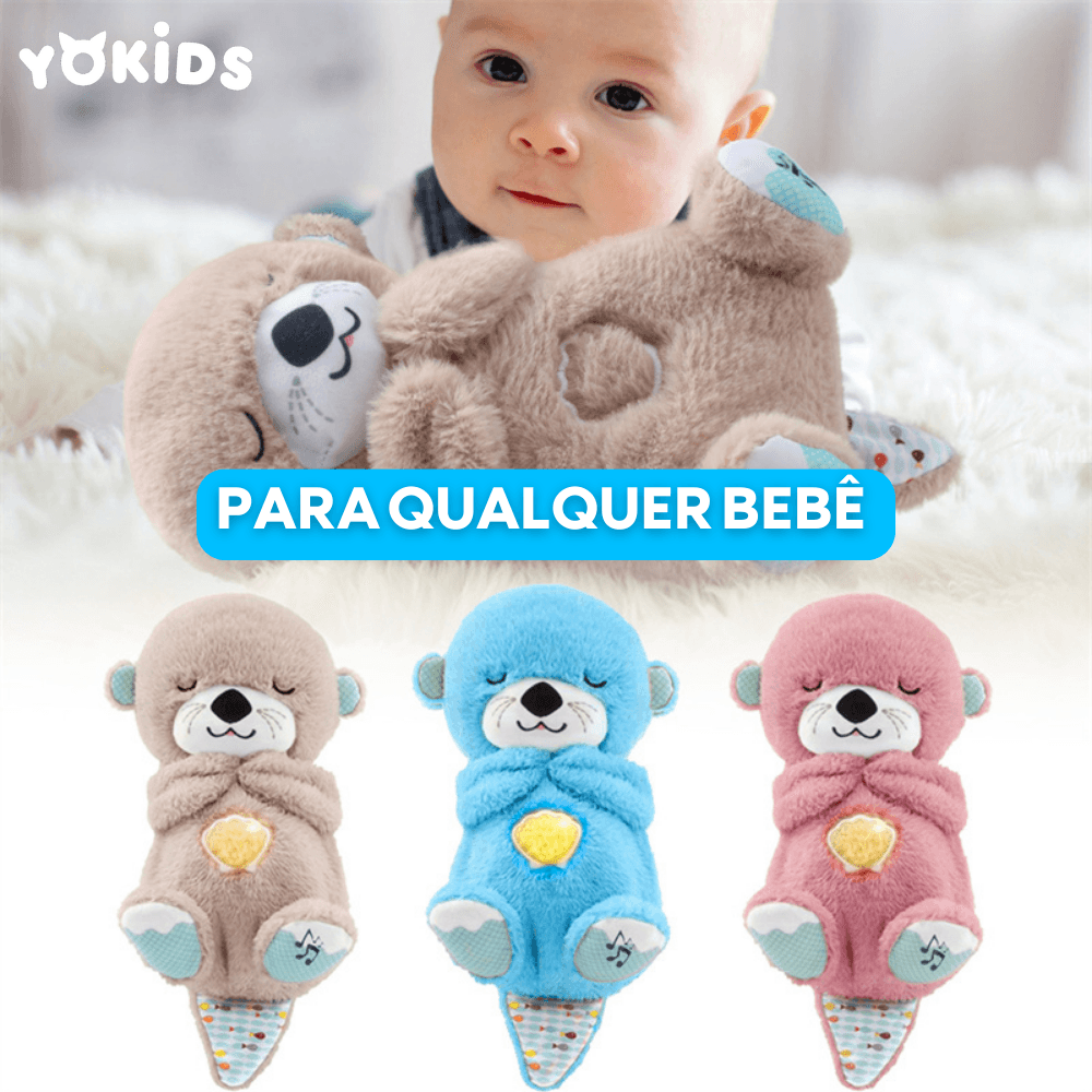 Lontrinha - a pelúcia que acalma o seu bebê Yokids® - YoKids