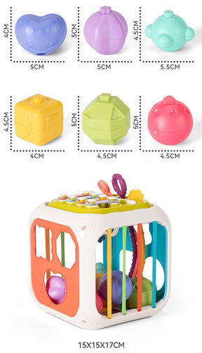 Cubo Montessori 10 atividades - YoKids™ - YoKids