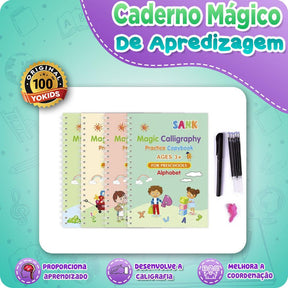 Caderno Mágico - Compre 1 Leve 4 Yokids® - YoKids