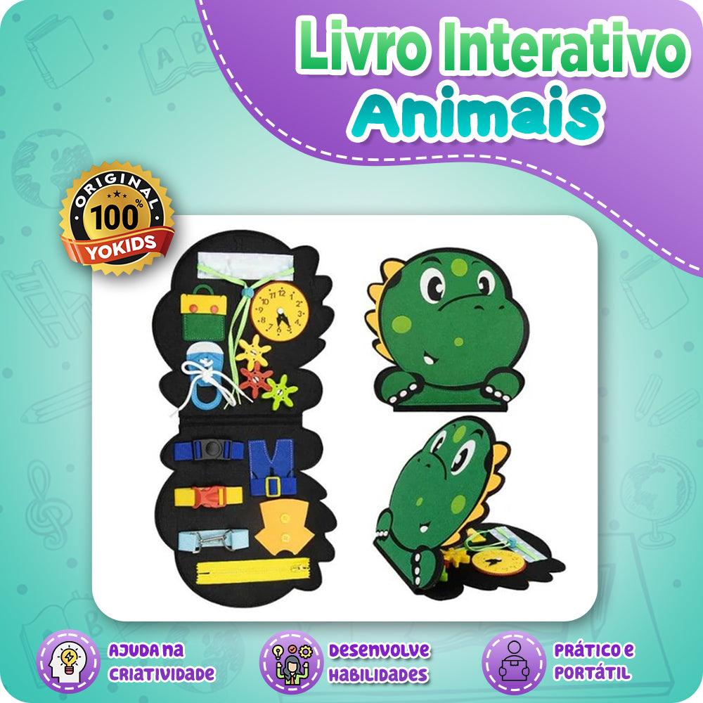 Livro Interativo Educativo Montessori Animais Yokids® - YoKids