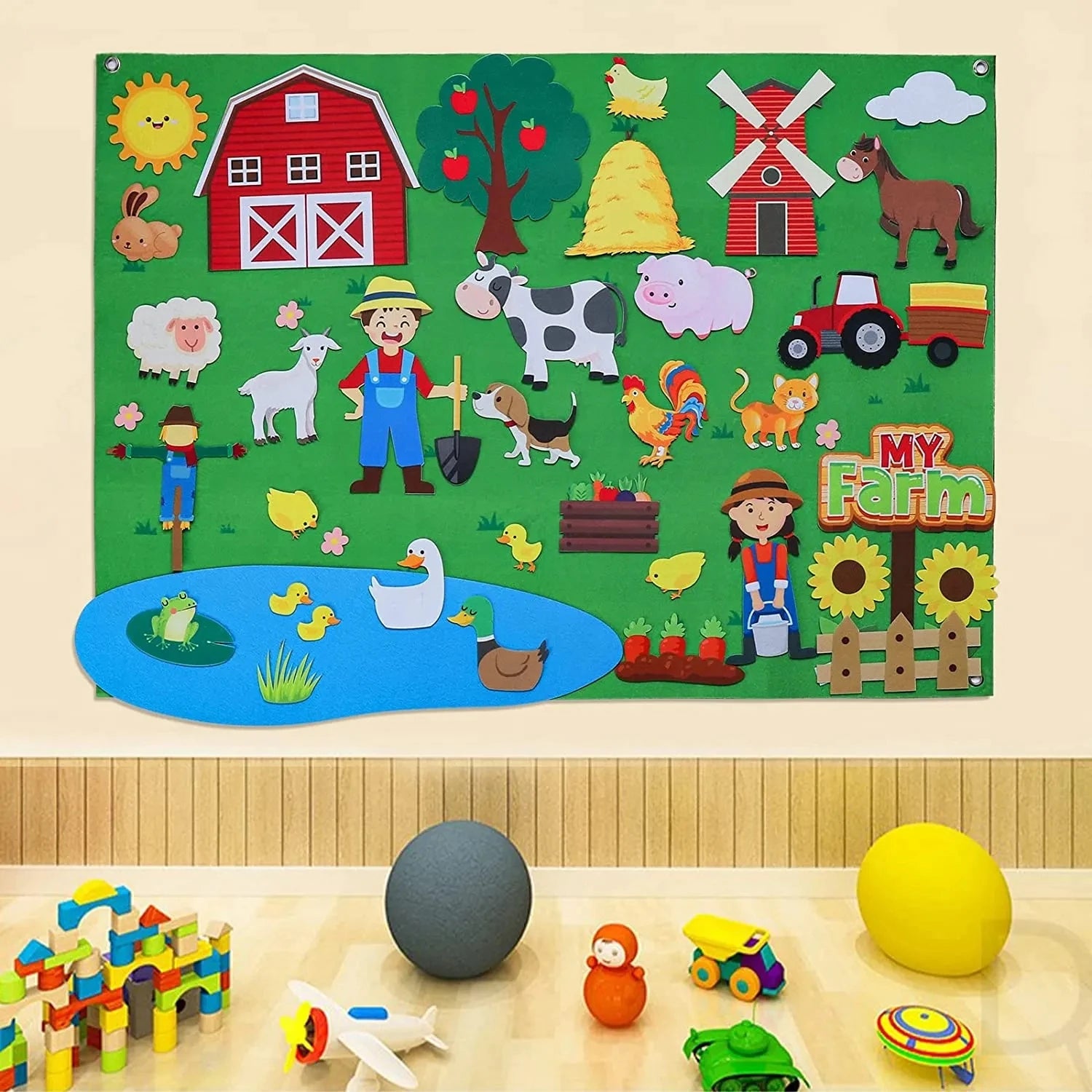 Mural de Aprendizagem Fazenda Yokids® - YoKids