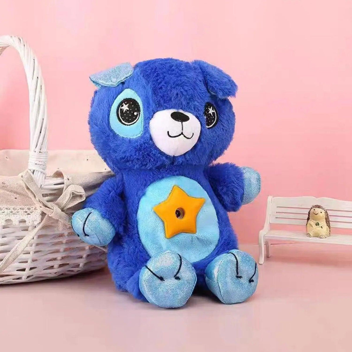 Guardião fofura estrelar - Urso de pelúcia com projetor Yokids® - YoKids