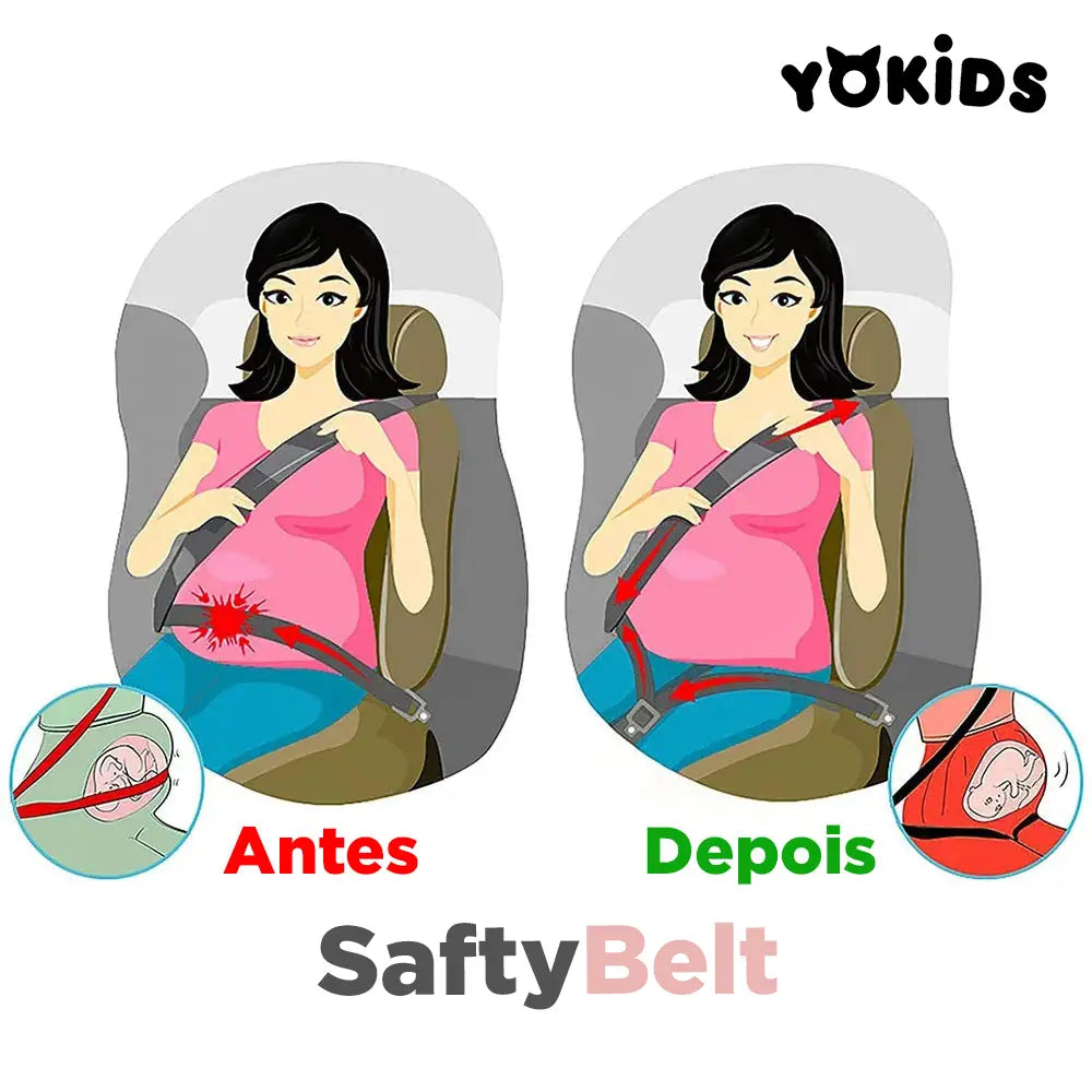 SaftyBelt- Protetor de Segurança para Gravidez Yokids® - YoKids