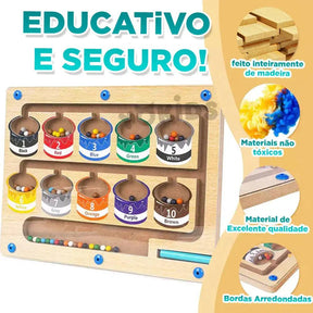 MagneticCores™ Brinquedo Educativo Labirinto Magnético Melhora coordenação motora! Yokids® - YoKids