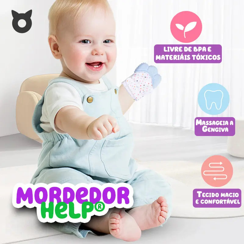 MordedorHelp®Luva de Silicone Molar Para bebê Yokids