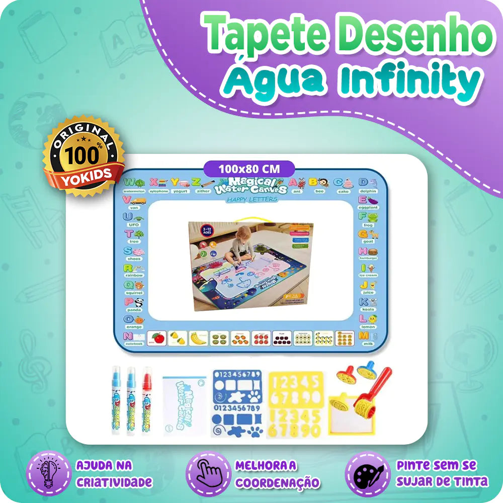 Tapete de  Desenho Água Infinity Yokids®