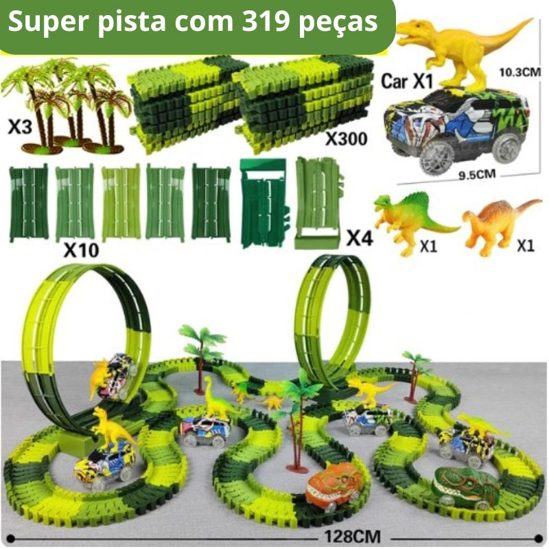 Super Pista de Dinossauros - Edição Limitada - YoKids